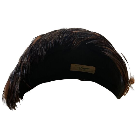 An Original Dayne Womens Brown Feathers Hair Accessory Lightweight Vintage Charm